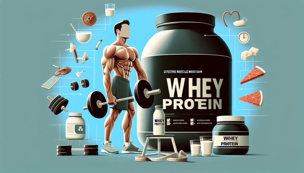 Les secrets d'une prise de masse efficace avec la whey en sport